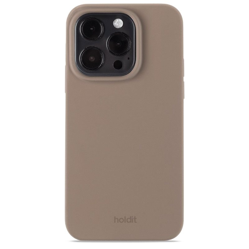 Image of Holdit Silikonskal iPhone 15 Pro Mocha Brown