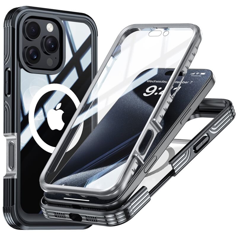 Image of Premium Full Protection Case iPhone 16 Pro Black