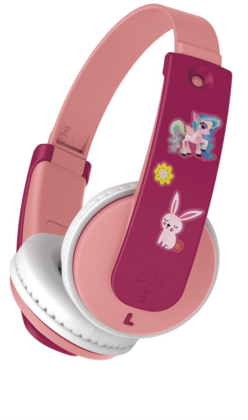 Image of JVC Tinyphones On-Ear Wireless Barnhörlurar rosa