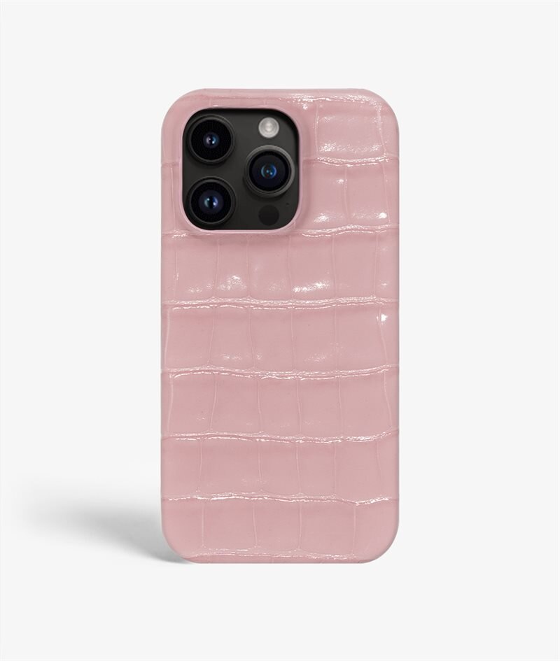 Image of The Case Factory Skal iPhone 14 Pro Max Croco Pink