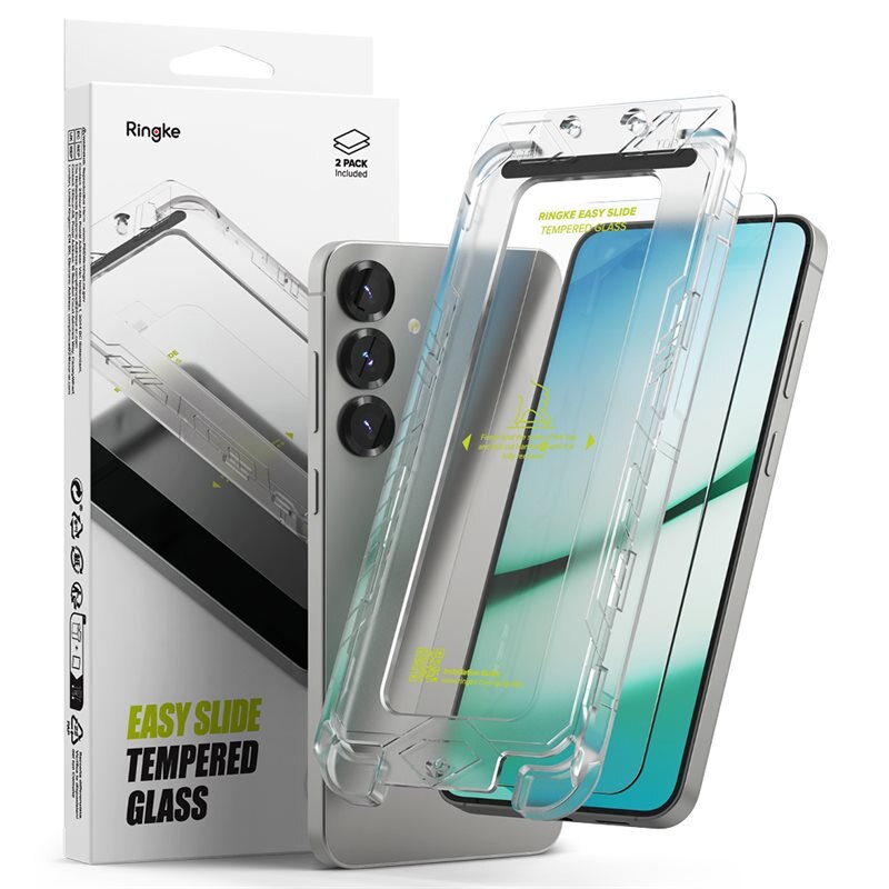 Image of Ringke Easy Slide Privacy Glass (2-pack) Samsung Galaxy S25