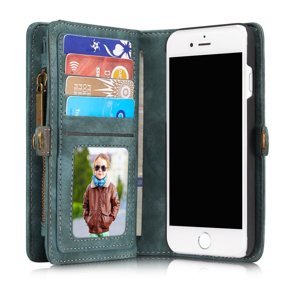 Multi-slot Plånboksfodral iPhone SE (2022) blå