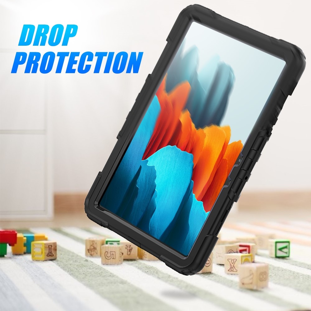 Stöttåligt Full Protection Hybridskal med axelrem Samsung Galaxy Tab A9  Plus svart