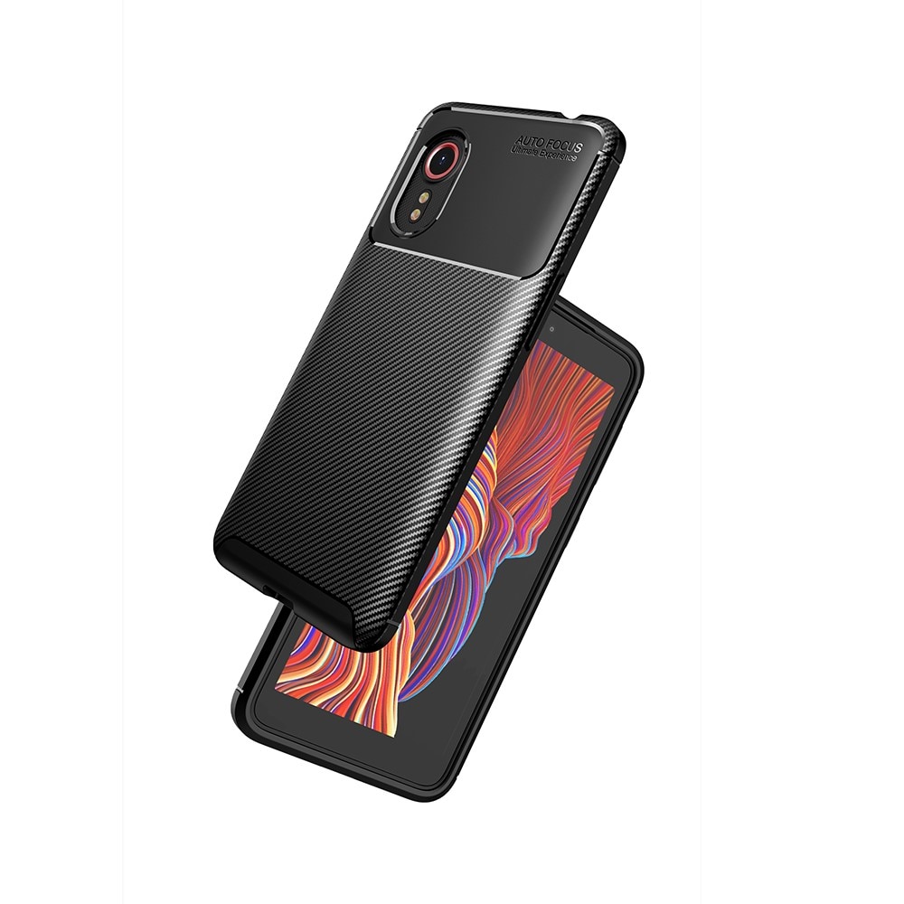 Skal TPU Kolfiber Samsung Galaxy Xcover 5 svart