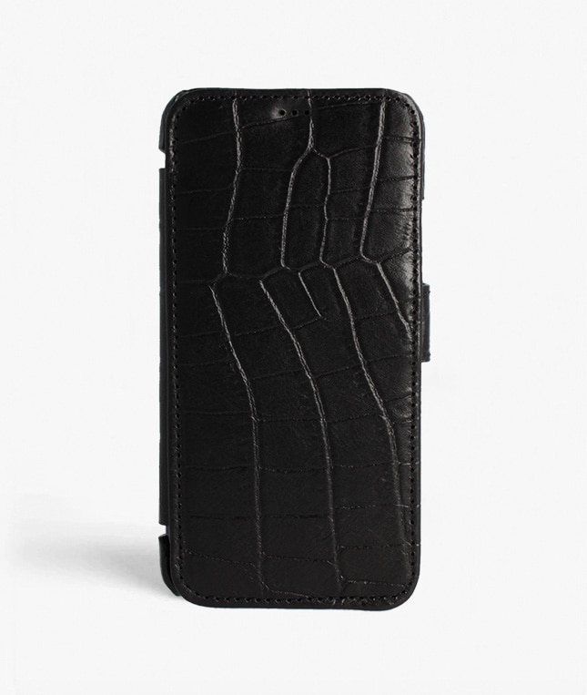 Plånboksfodral iPhone 11 Pro Max Lizard Black