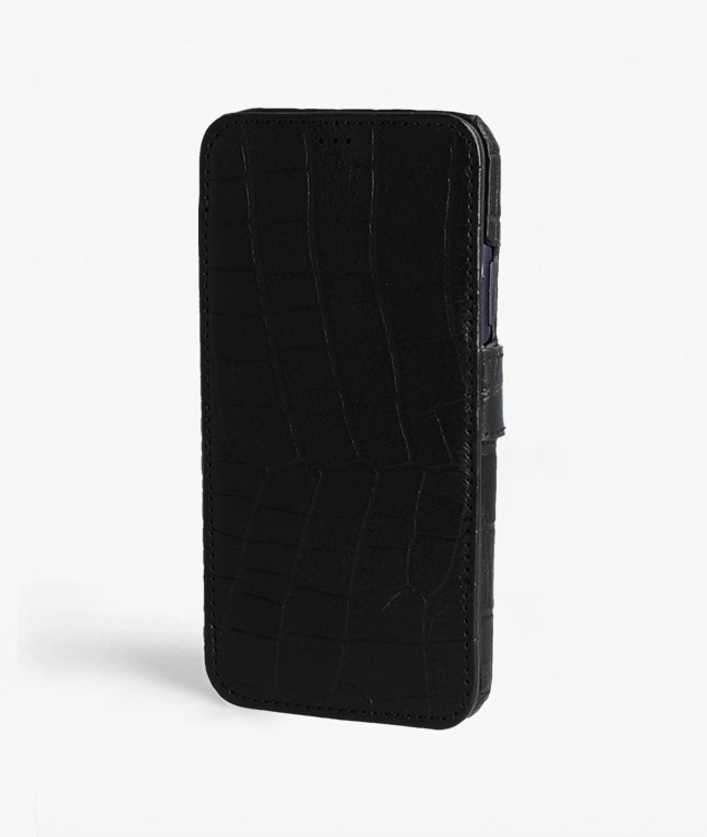 Plånboksfodral iPhone 11 Pro Max Lizard Black