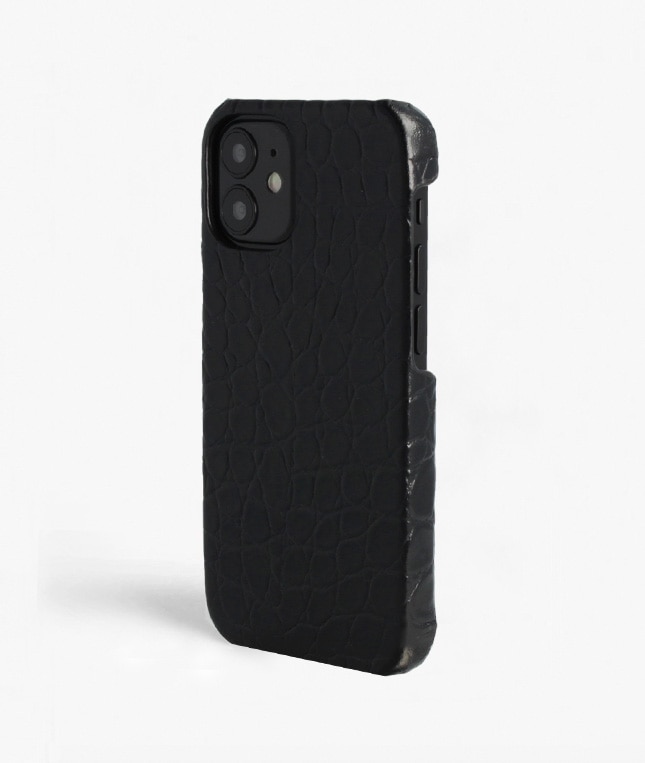 Skal iPhone 12 Mini Croco Svart