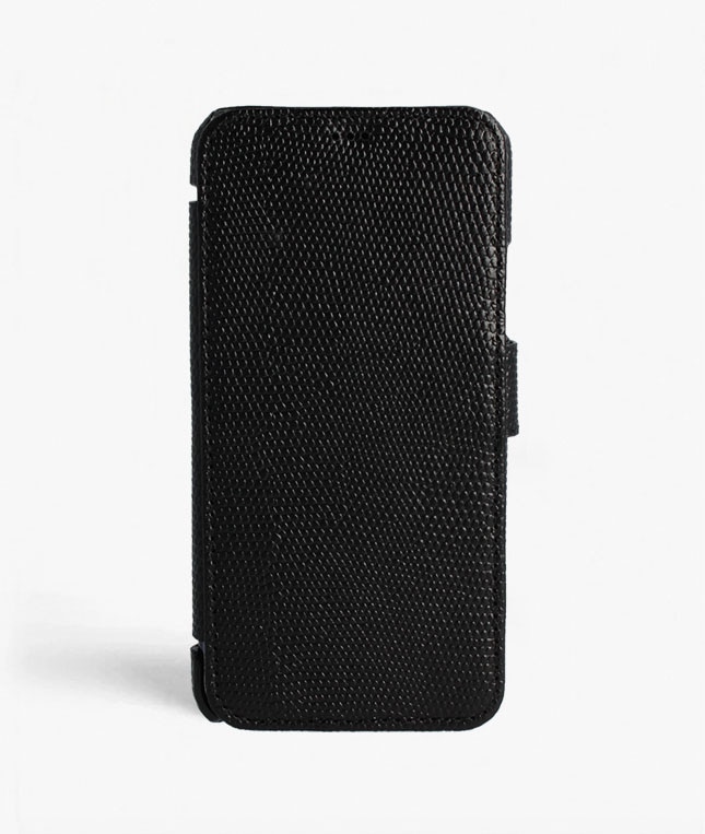 Plånboksfodral iPhone 11 Pro Max Lizard Black