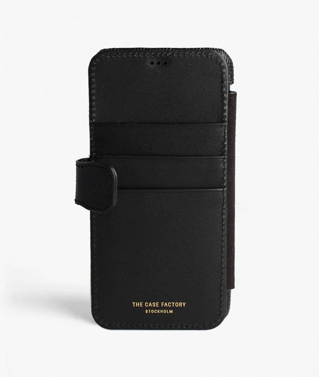 Plånboksfodral iPhone 11 Pro Max Lizard Black