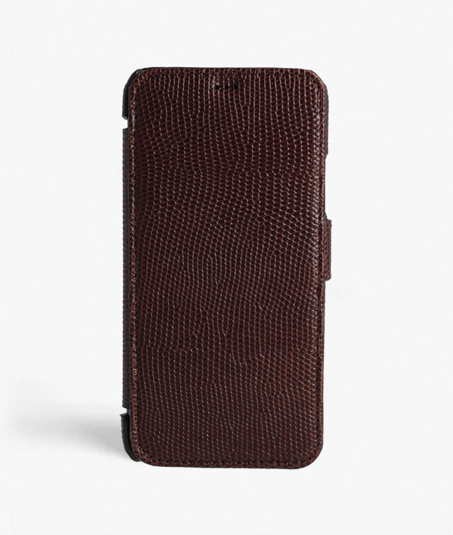 Plånboksfodral iPhone 11 Pro Max Lizard Brown