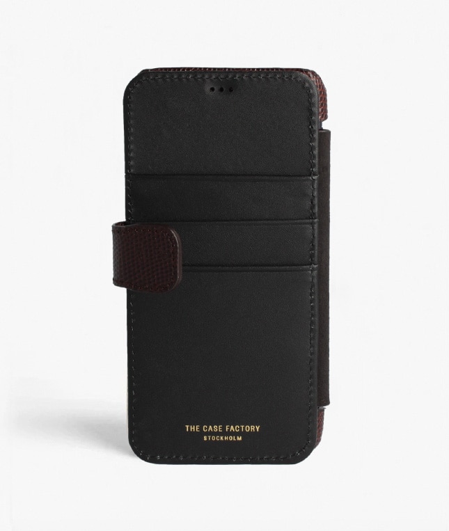 Plånboksfodral iPhone 11 Pro Max Lizard Brown