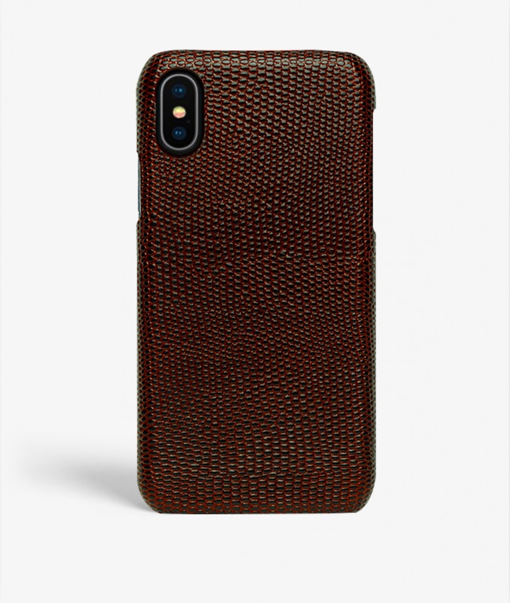 Skal iPhone Xs Max Lizard Brun