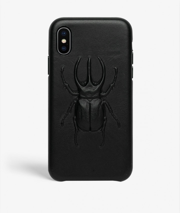 Skal iPhone Xs Max Beetle Calf Black