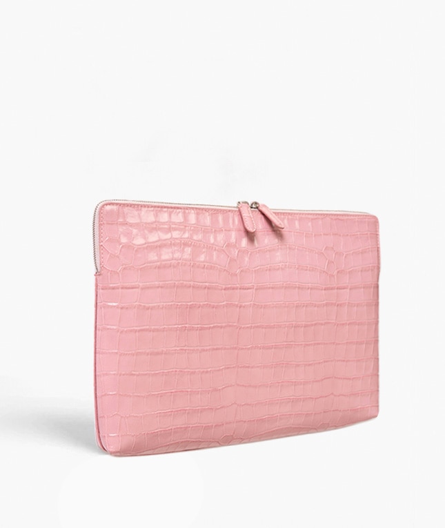 Datorväska 15" Croco Pink