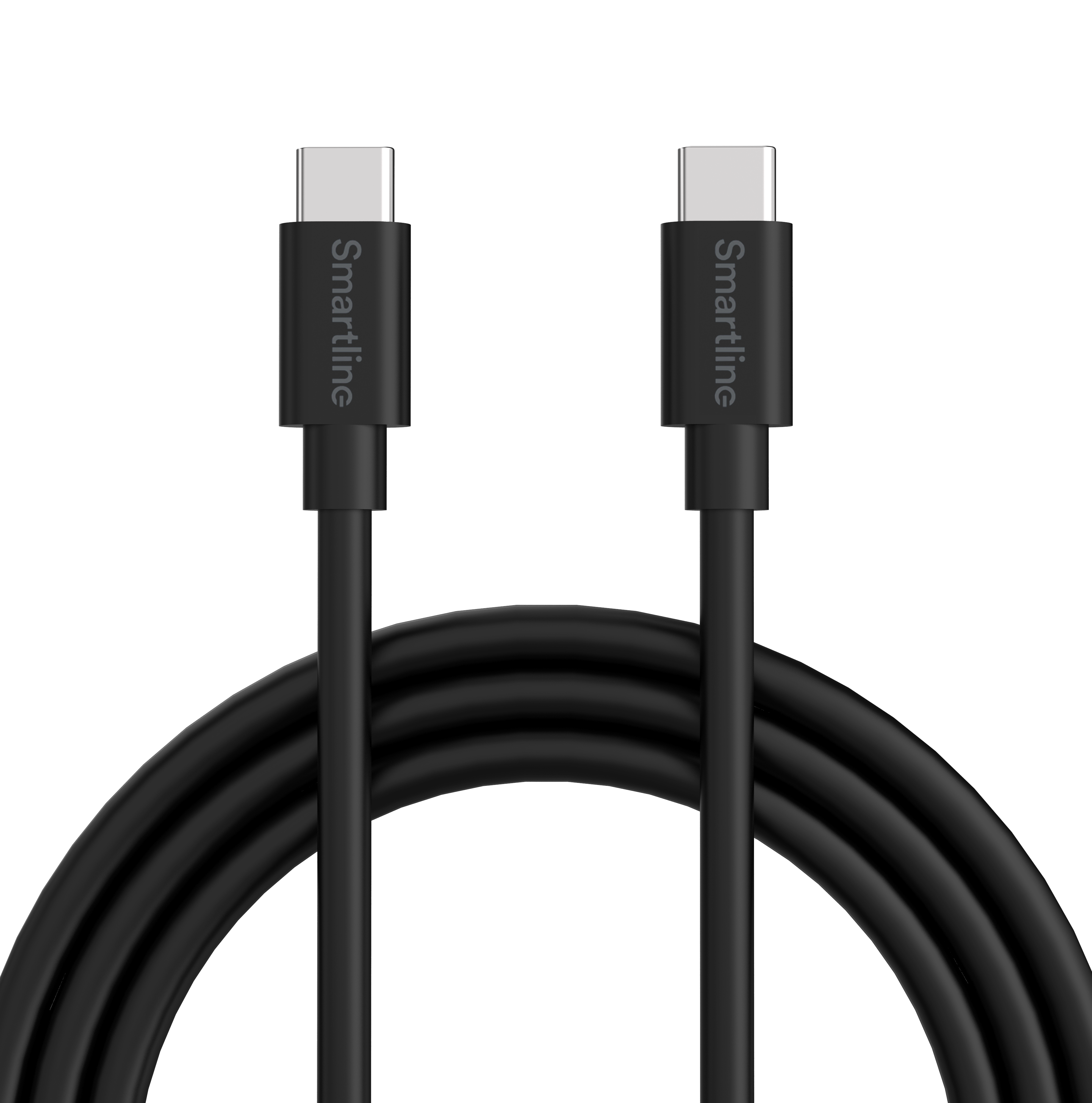 USB-kabel USB-C - USB-C 1m svart