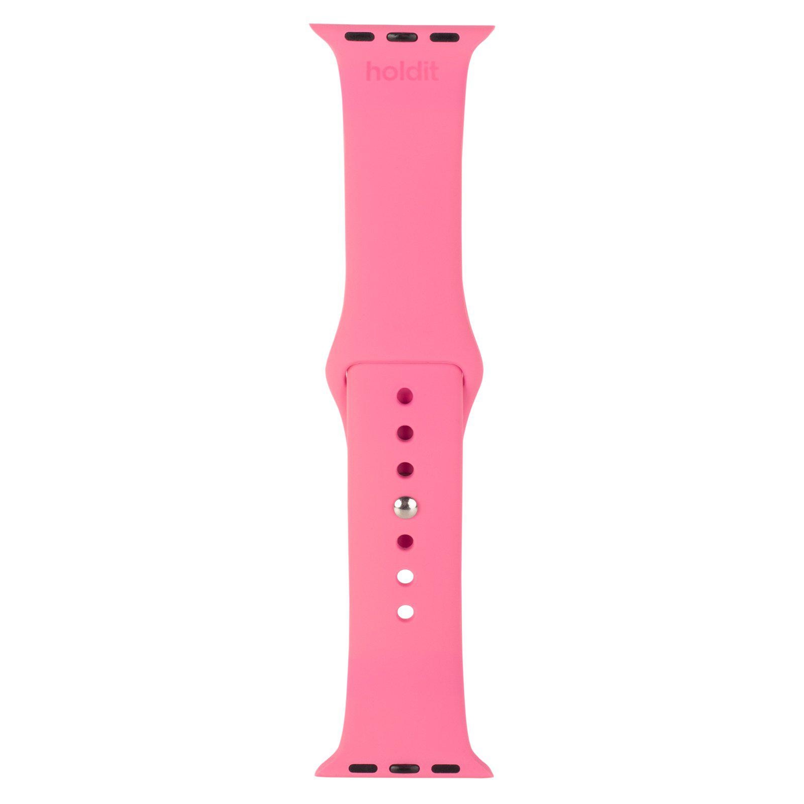 Silikonband Apple Watch Ultra 2 49mm Bright Pink