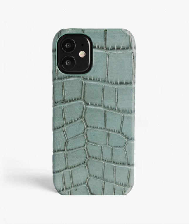 Skal iPhone 12 Mini Croco Teal