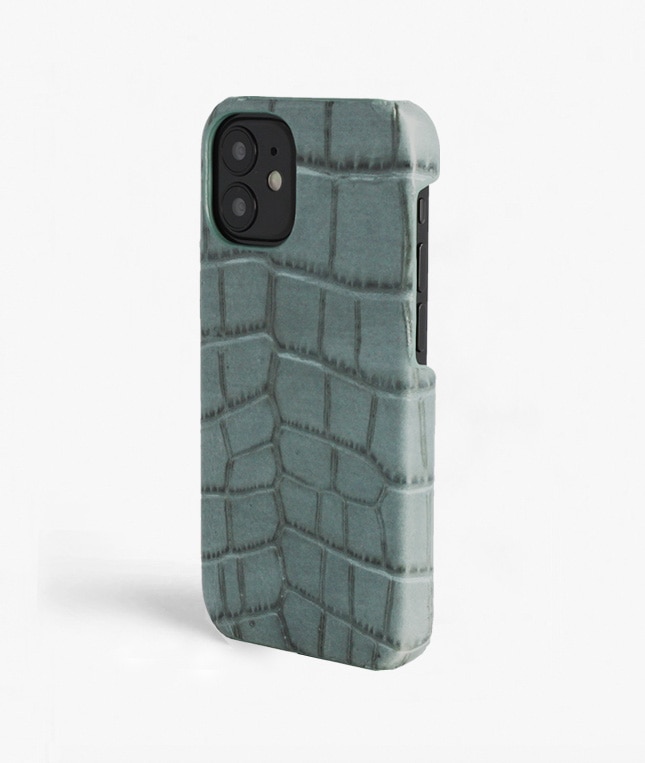 Skal iPhone 13 Mini Croco Teal