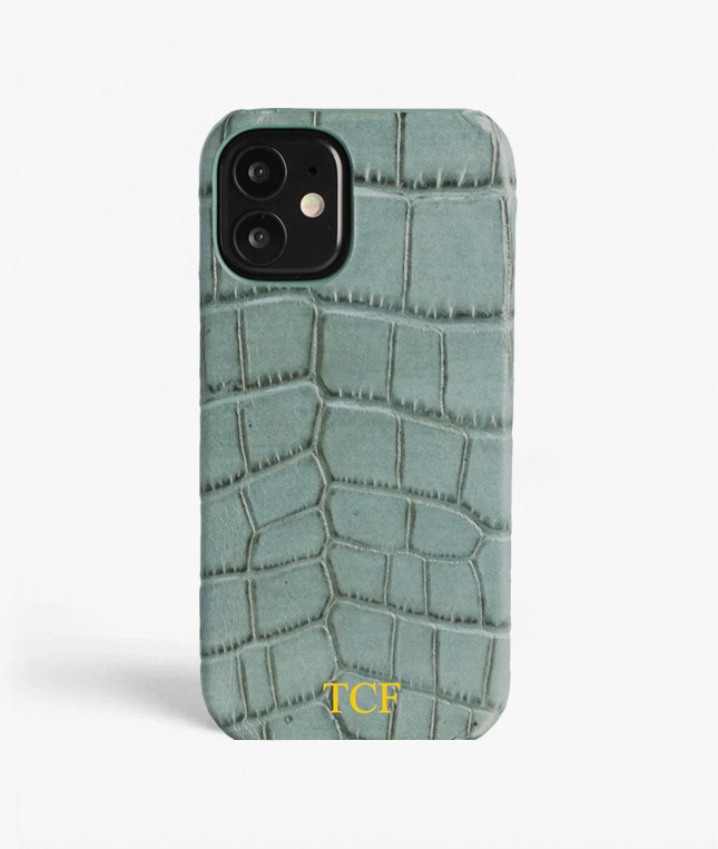 Skal iPhone 13 Mini Croco Teal