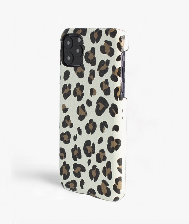 Skal iPhone 11 Pro Max Leopardo Calf White