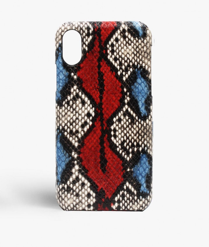 Skal iPhone Xs Max Snake Cobalt/Red