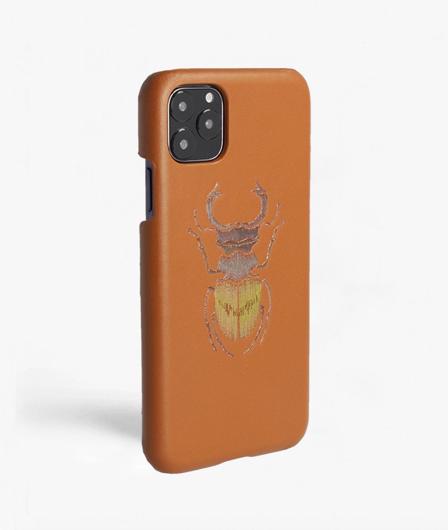 Skal iPhone 11 Pro Max Beetle Calf Dusty Cognac