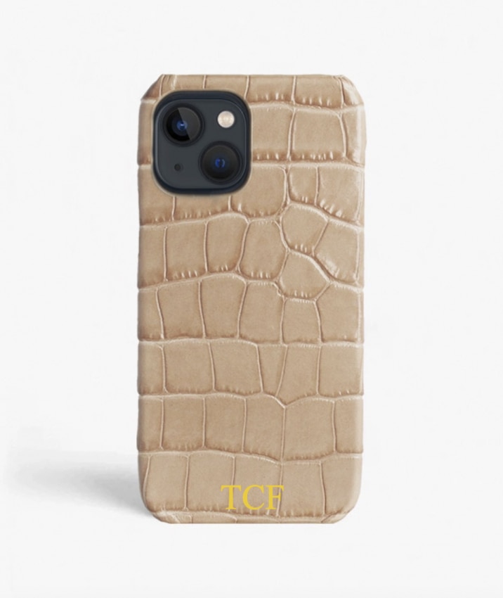 Skal iPhone 12 Mini Croco Sand