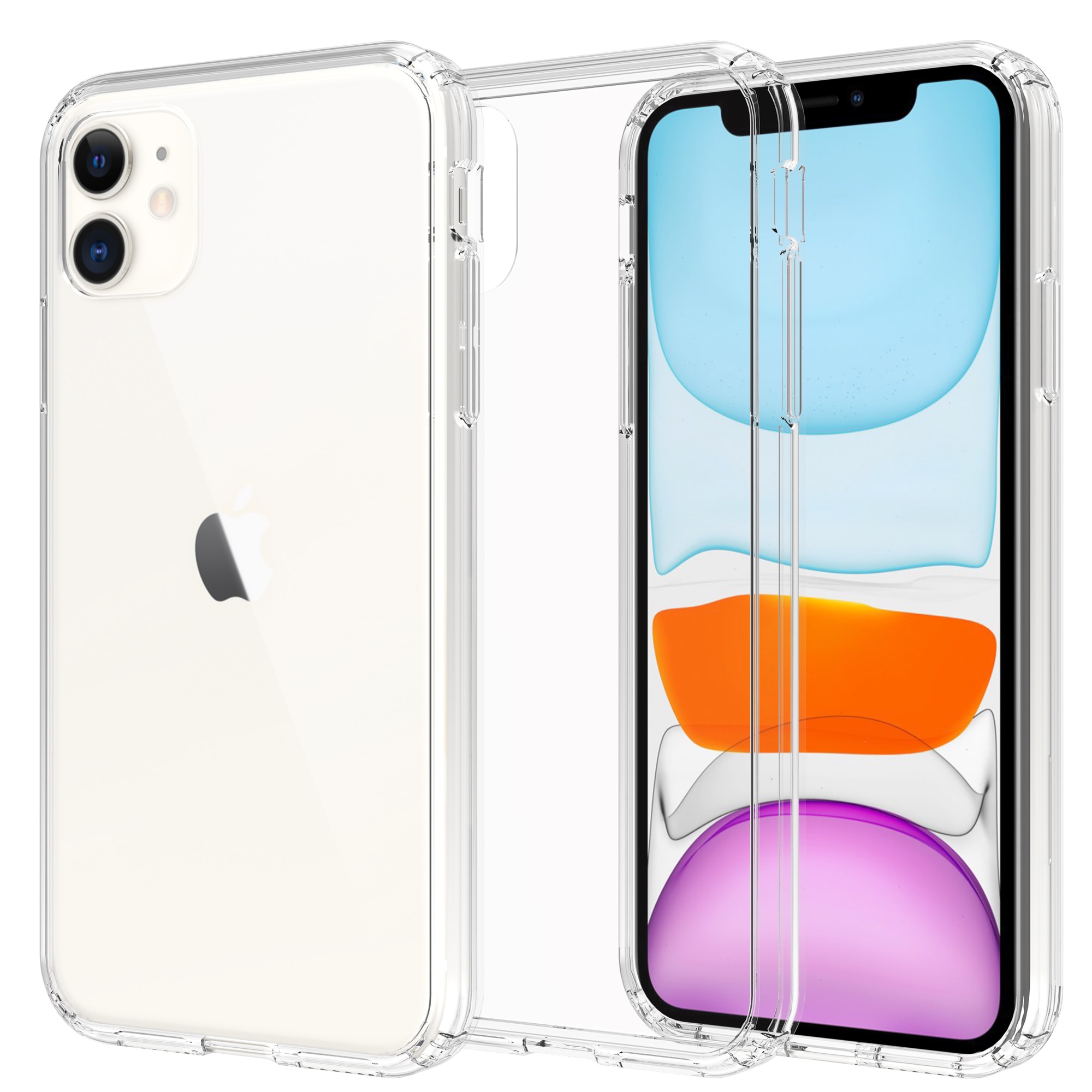 Hybridskal iPhone 11 transparent