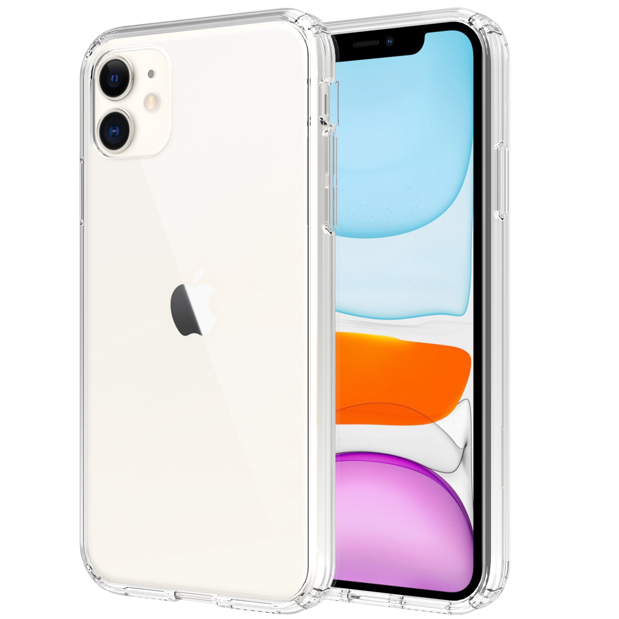 Hybridskal iPhone 11 Genomskinlig