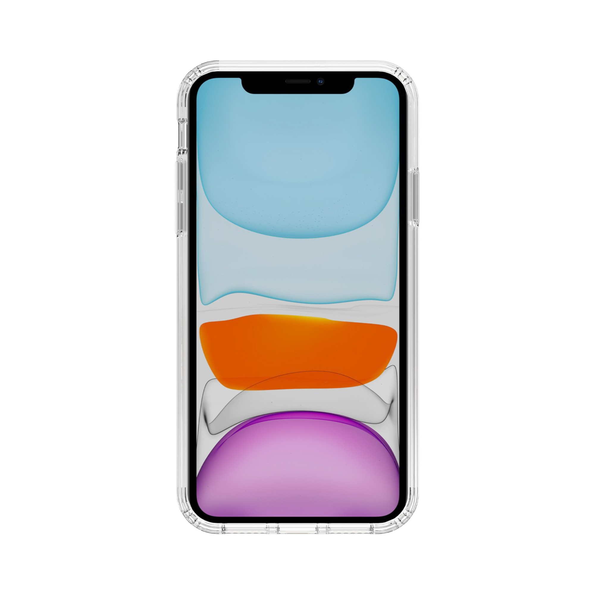 Hybridskal iPhone 11 transparent