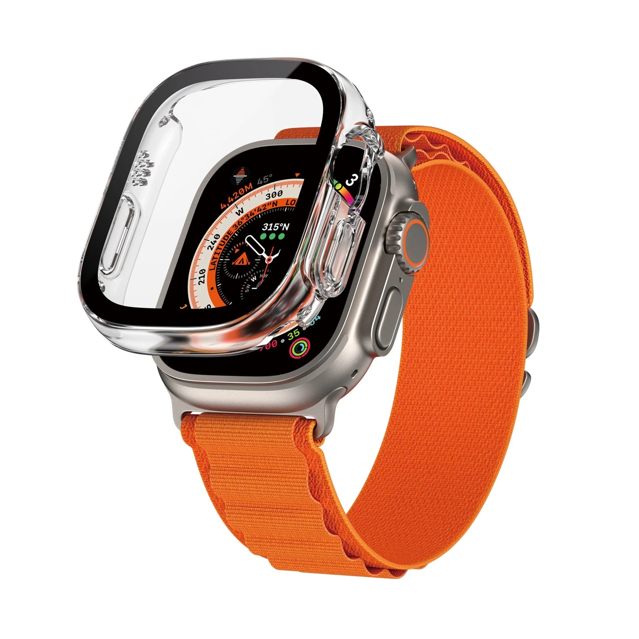 Apple Watch Ultra 49mm Full Body Case Transparent