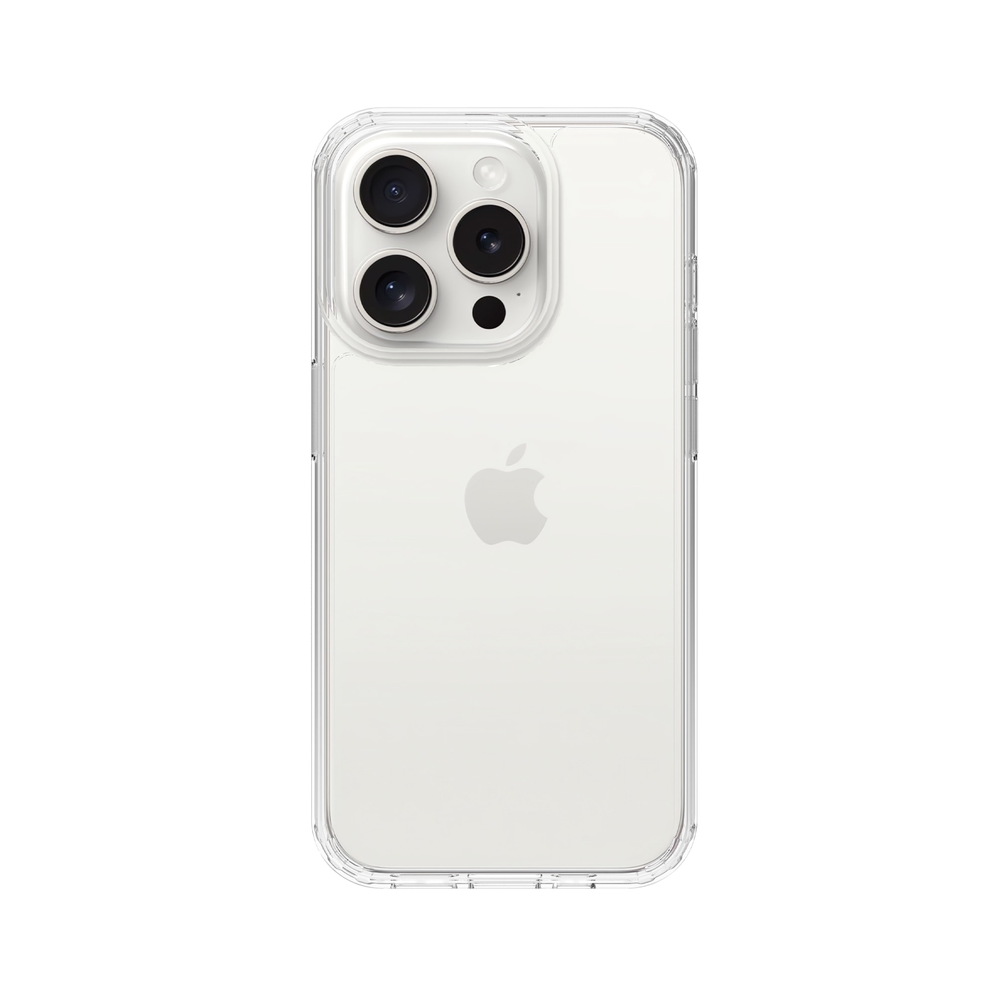 Hybridskal iPhone 15 Pro transparent