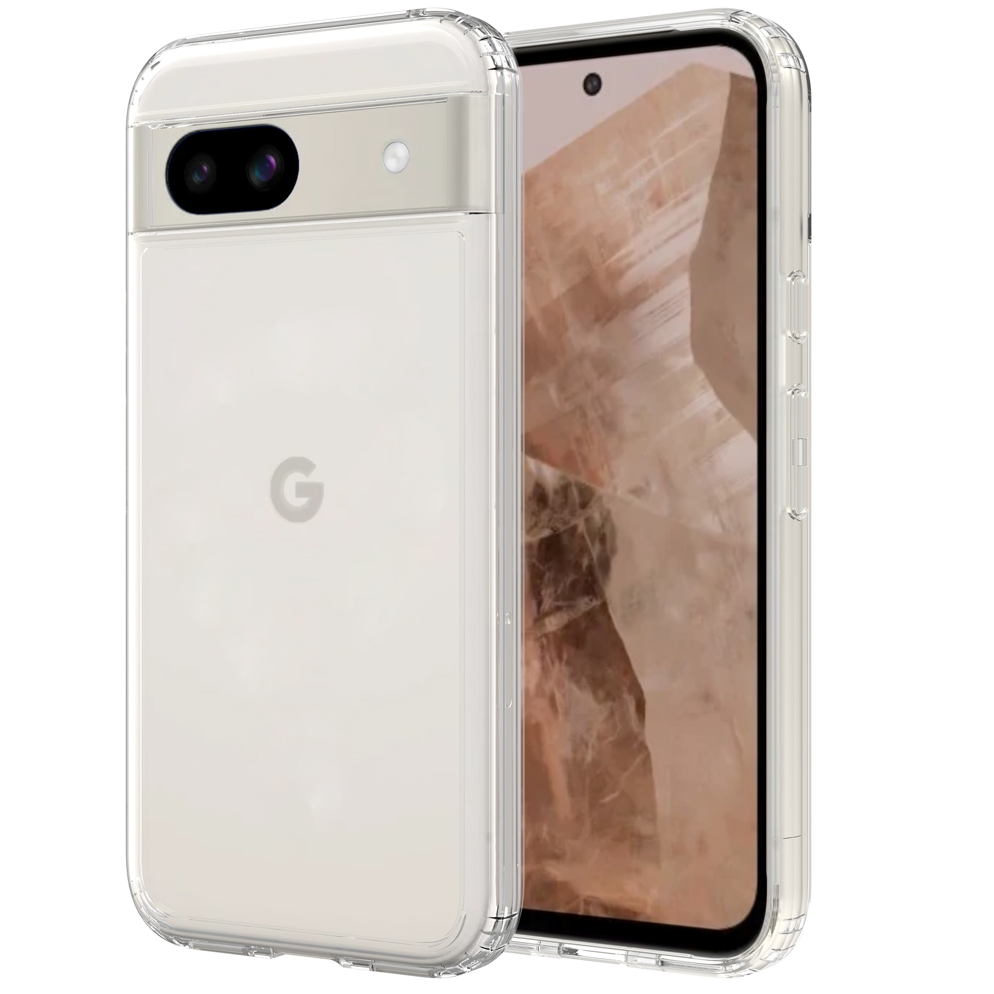 Crystal Hybrid Case Google Pixel 8a transparent