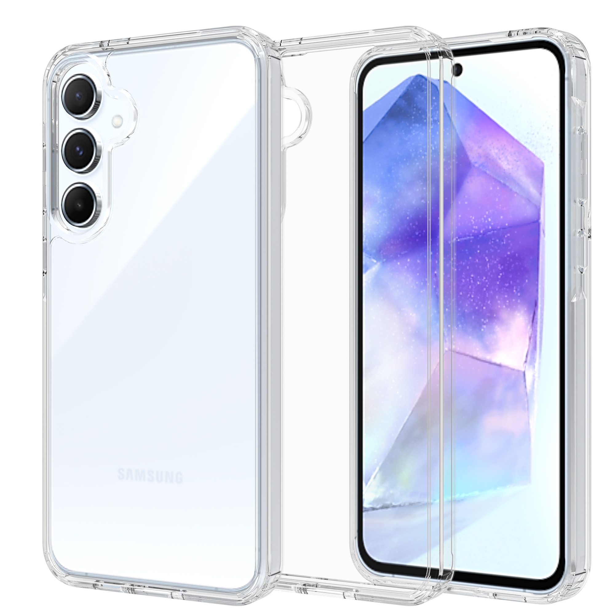 Hybridskal Samsung Galaxy A55 transparent