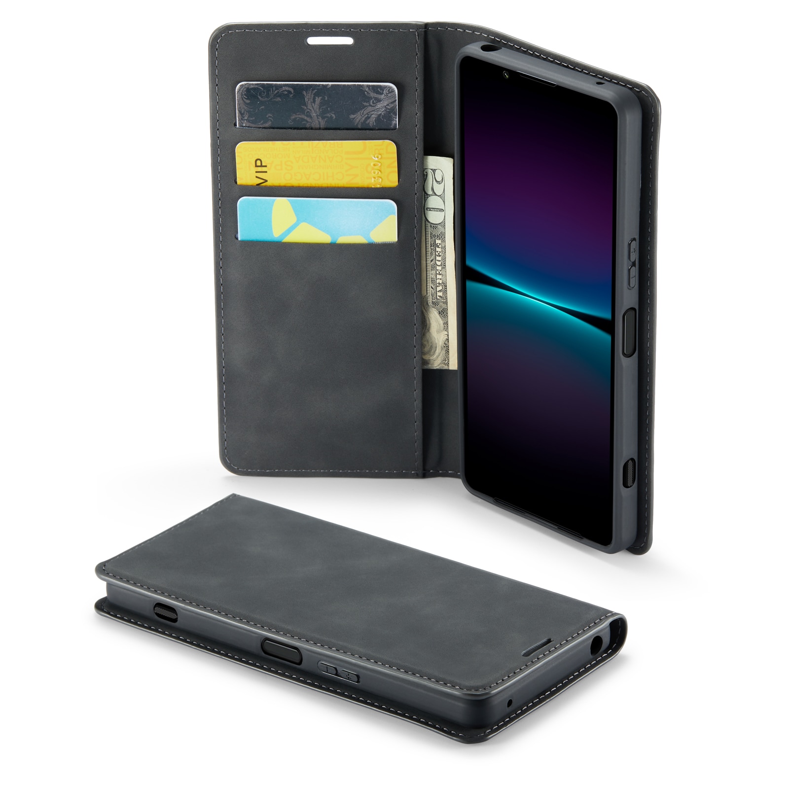 Sony Xperia 1 VI Slim Mobilfodral svart