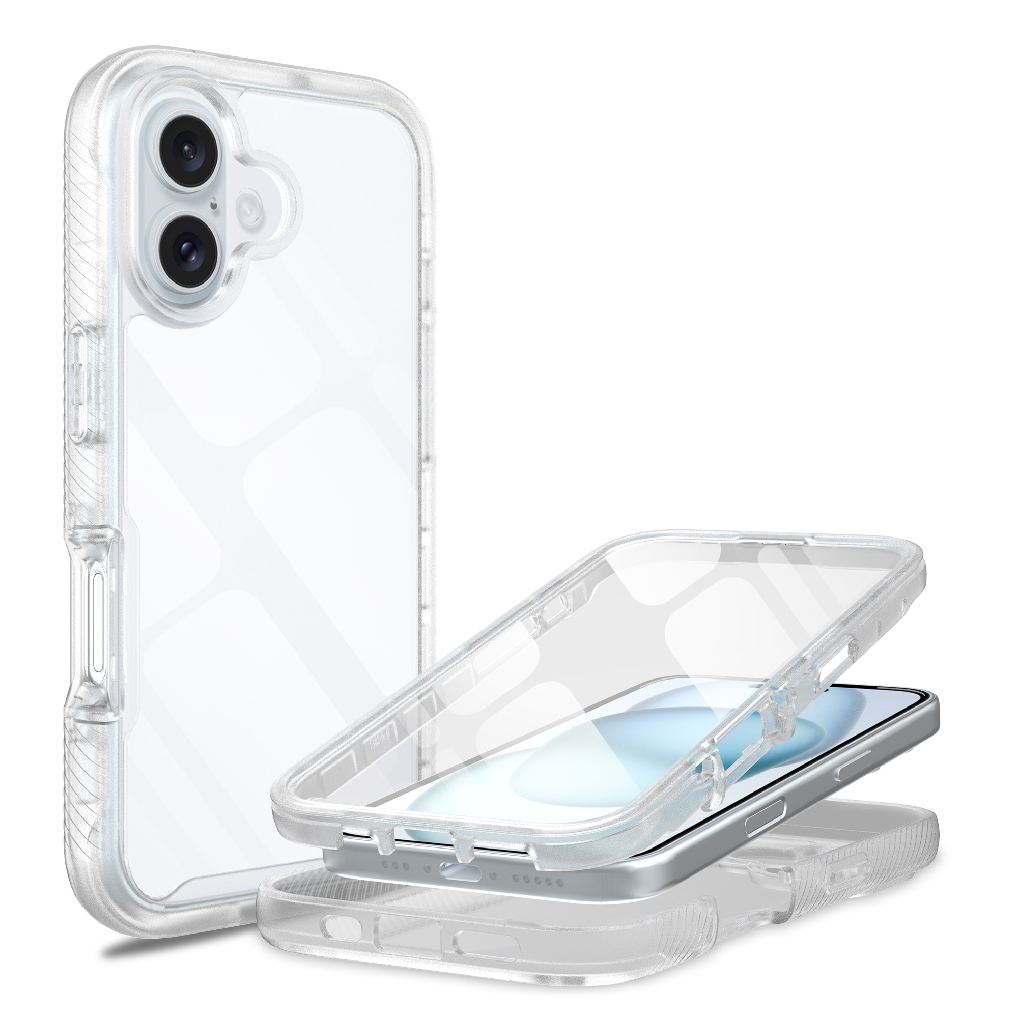 Full Protection Case iPhone 16 transparent