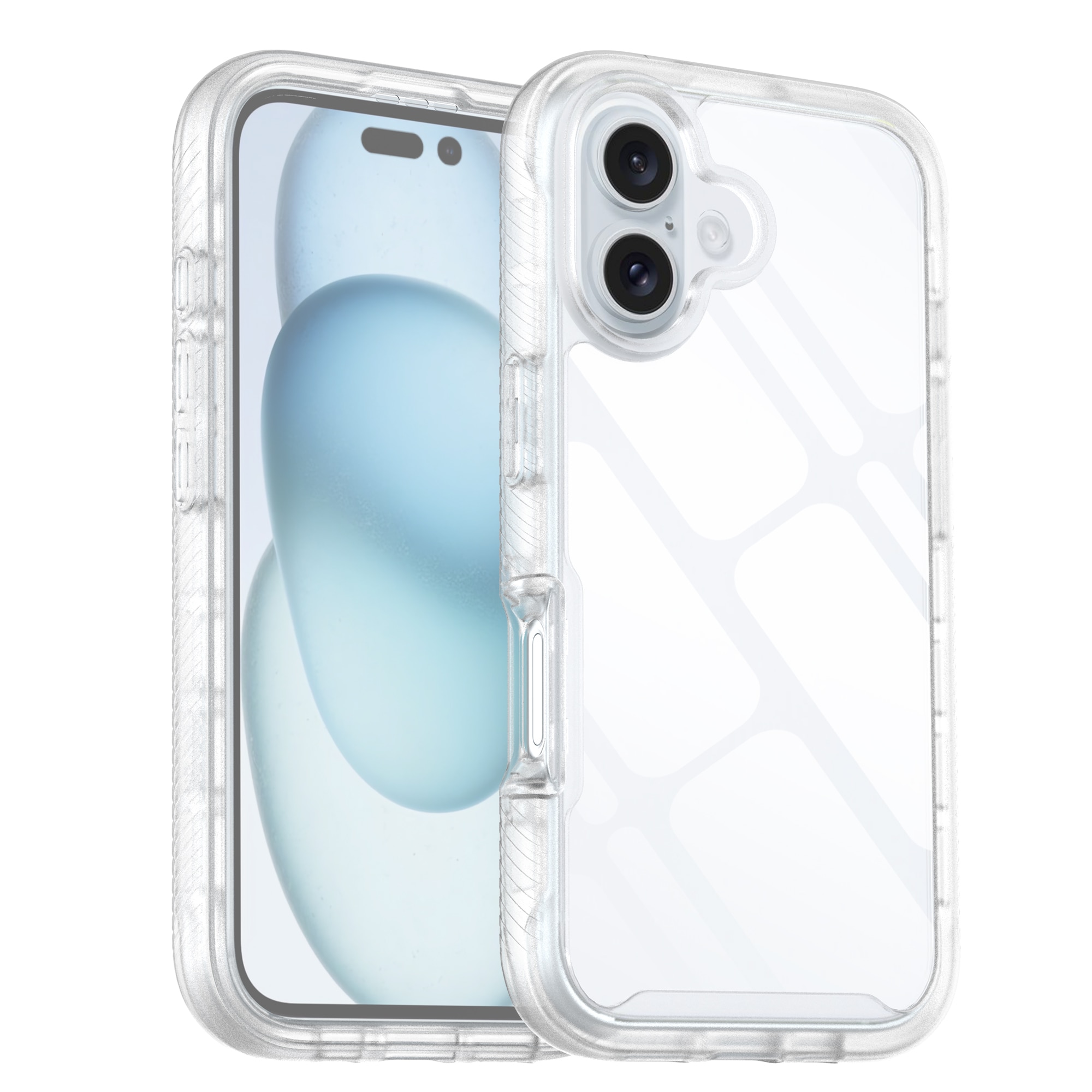 Full Protection Case iPhone 16 Plus transparent