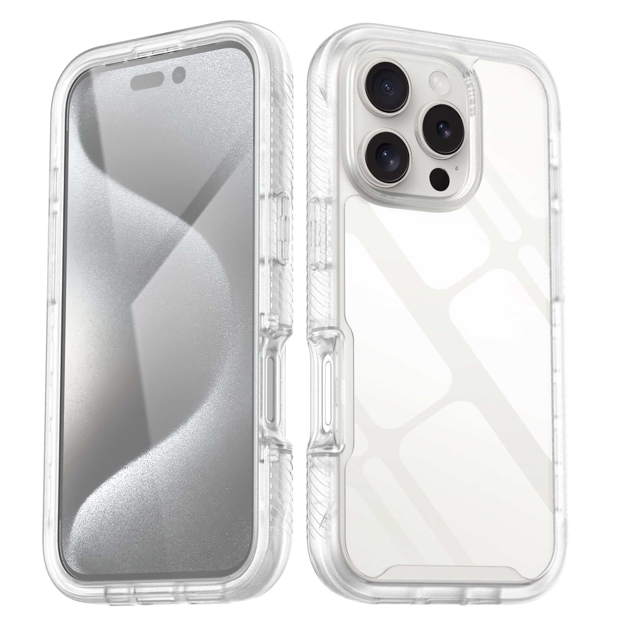 Full Protection Case iPhone 16 Pro Max transparent