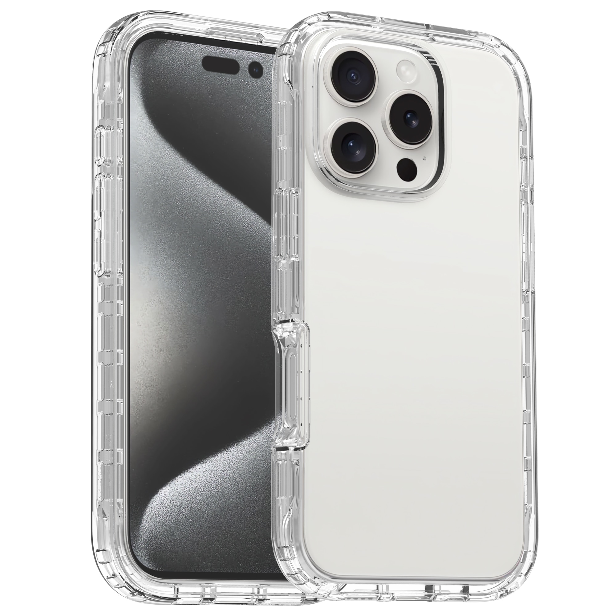 Full Cover Skal iPhone 16 Pro Max transparent