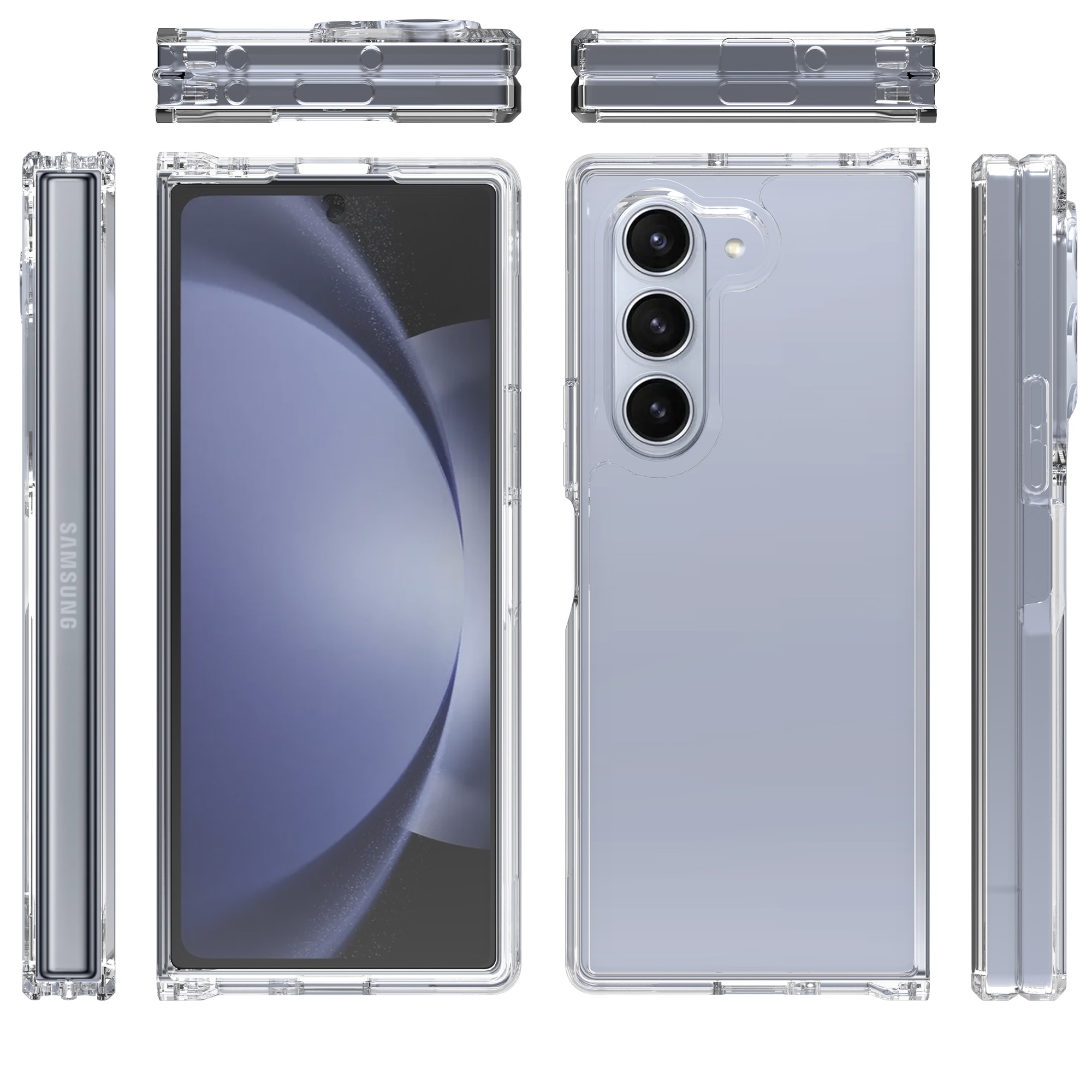 Hybridskal Samsung Galaxy Z Fold 6 transparent