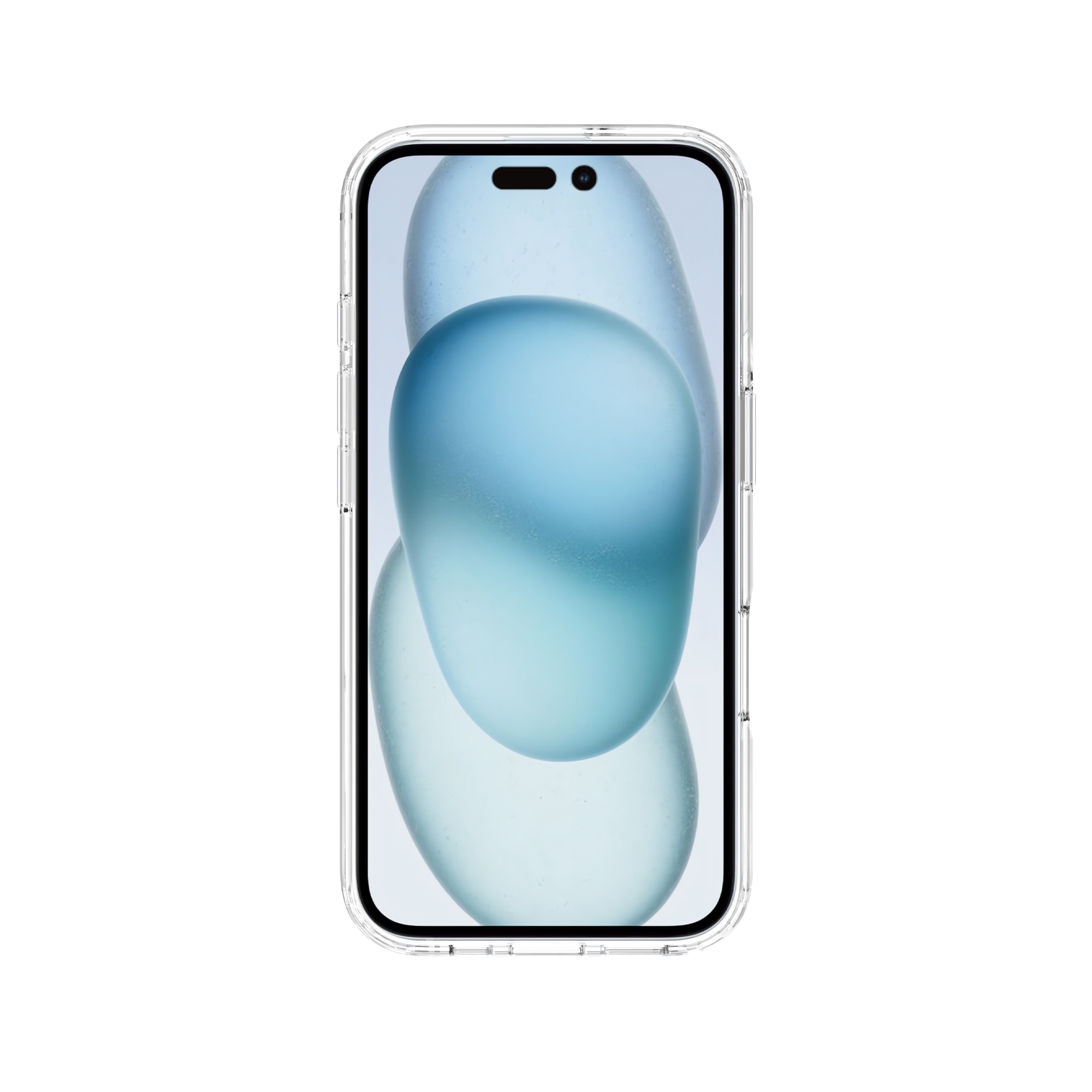 Hybridskal iPhone 16 transparent