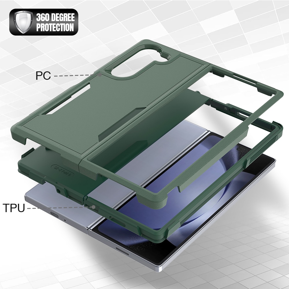 Off-road Hybridskal Samsung Galaxy Z Fold 6 grön