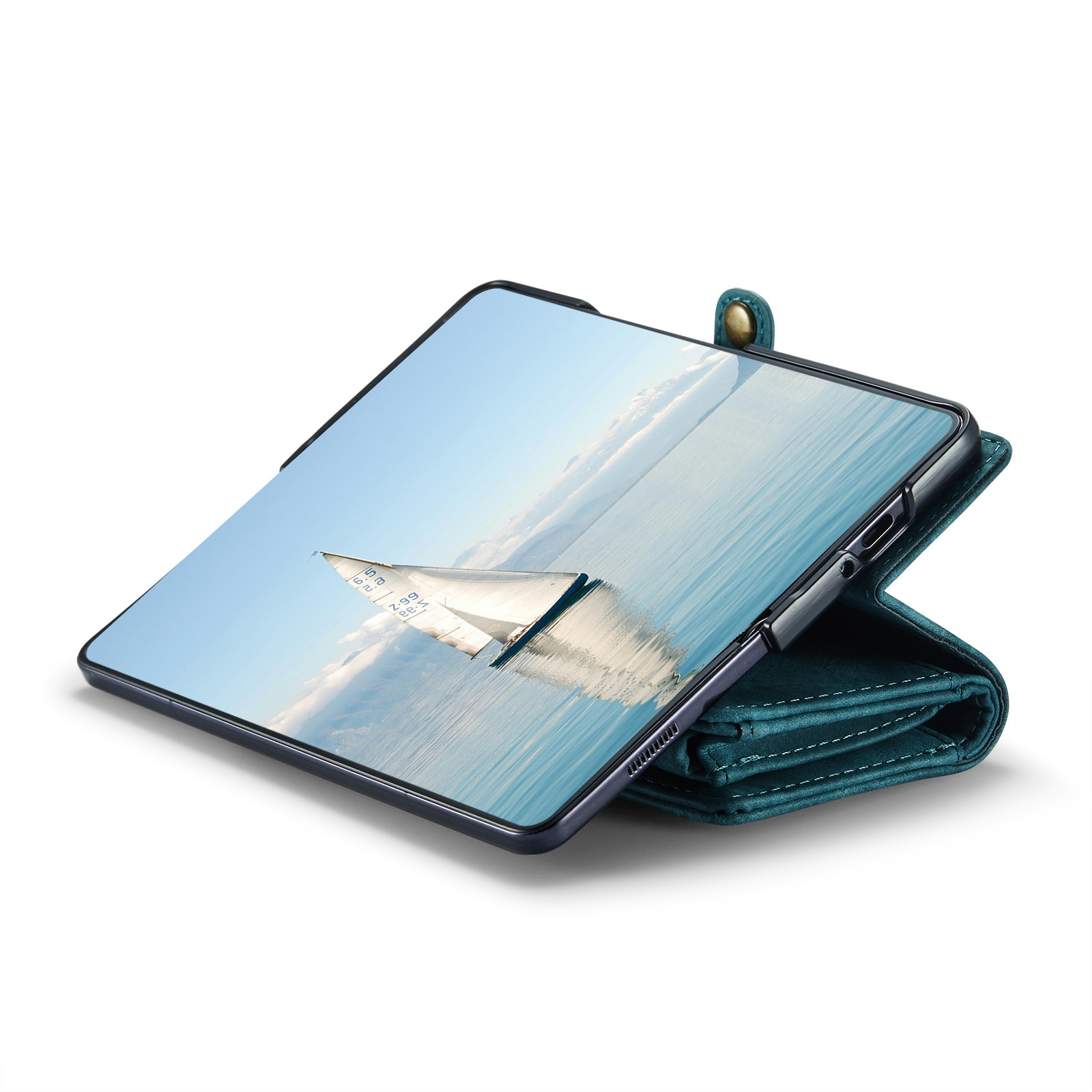 Multi-slot Plånboksfodral Samsung Galaxy Z Fold 6 blå