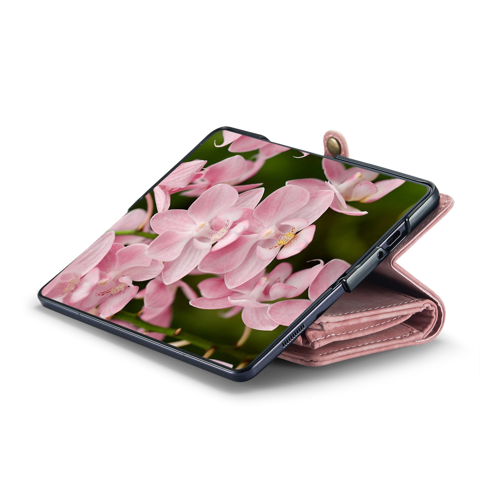 Multi-slot Plånboksfodral Samsung Galaxy Z Fold 6 rosa