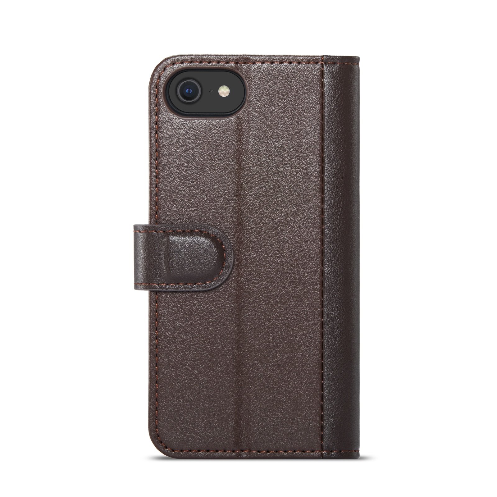 Äkta Läderfodral iPhone SE (2022) brun