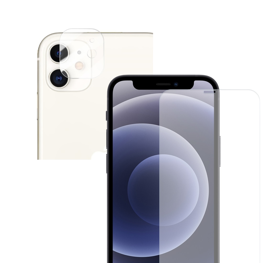 iPhone 11 Kameraskydd och Skärmskydd Härdat Glas