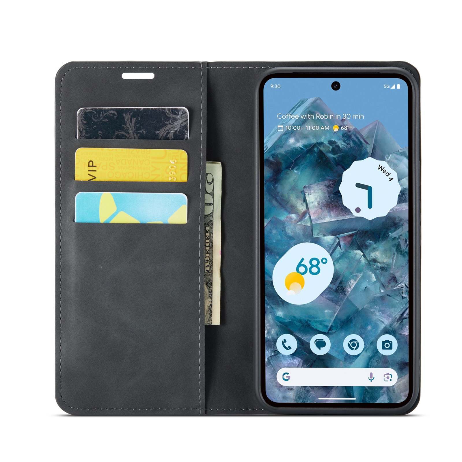 Google Pixel 9 Pro XL Slim Mobilfodral svart