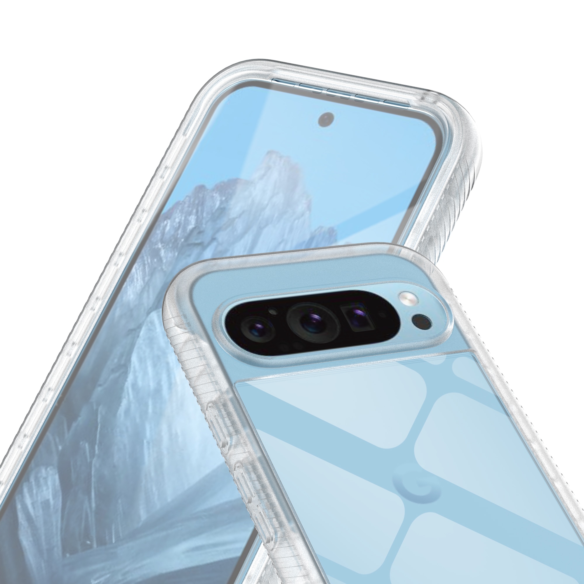 Full Protection Case Google Pixel 9 Pro transparent