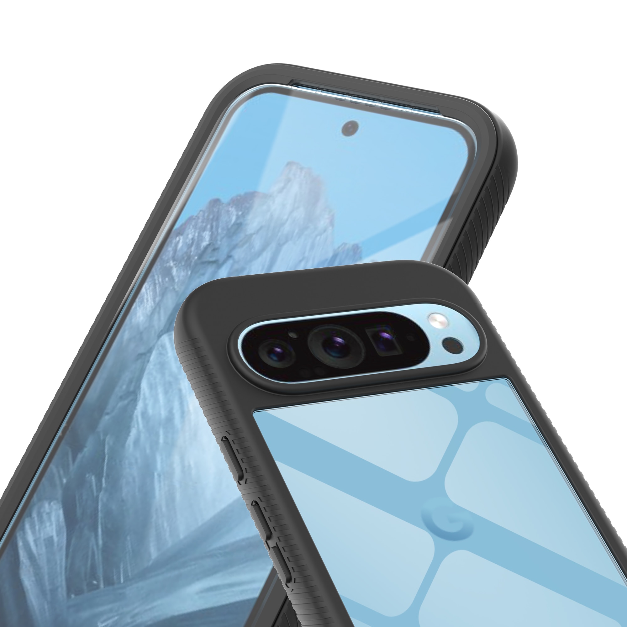 Full Protection Case Google Pixel 9 svart