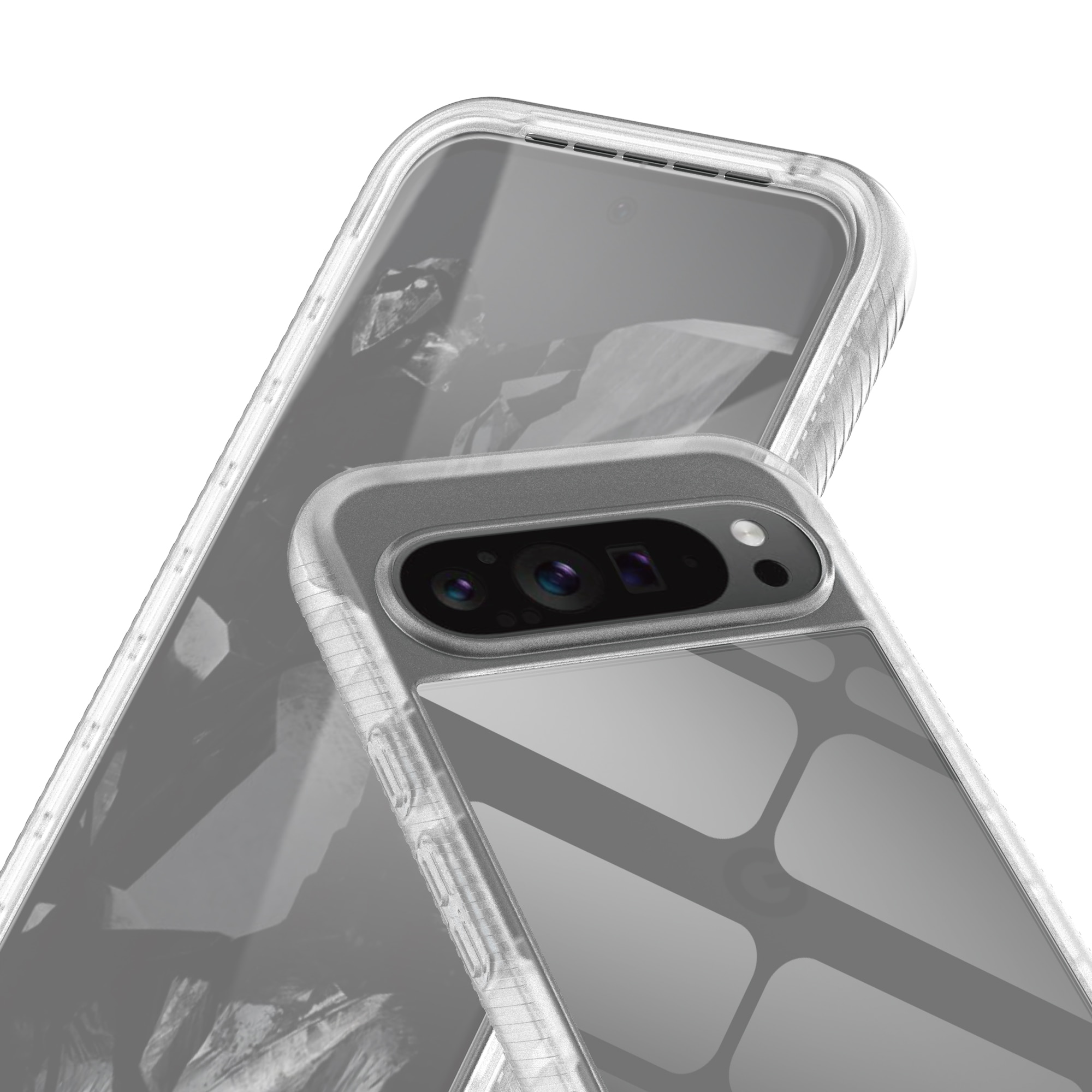 Full Protection Case Google Pixel 9 Pro XL transparent